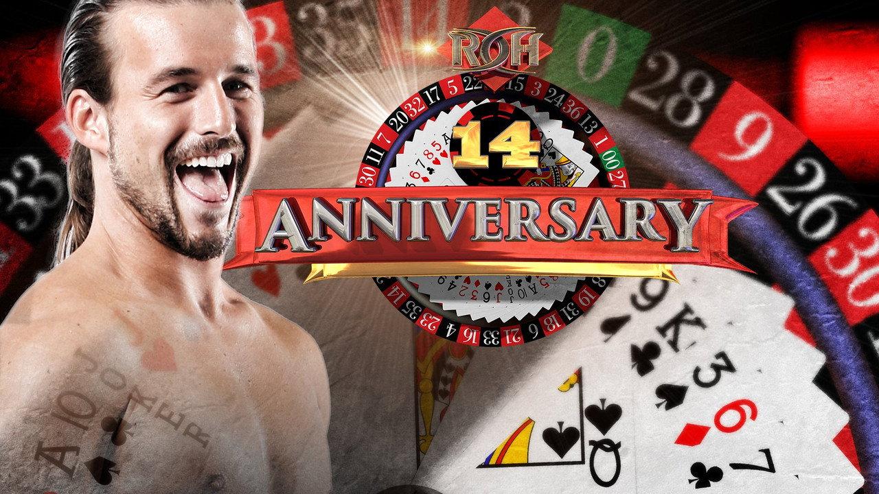 ROH: 14th Anniversary backdrop