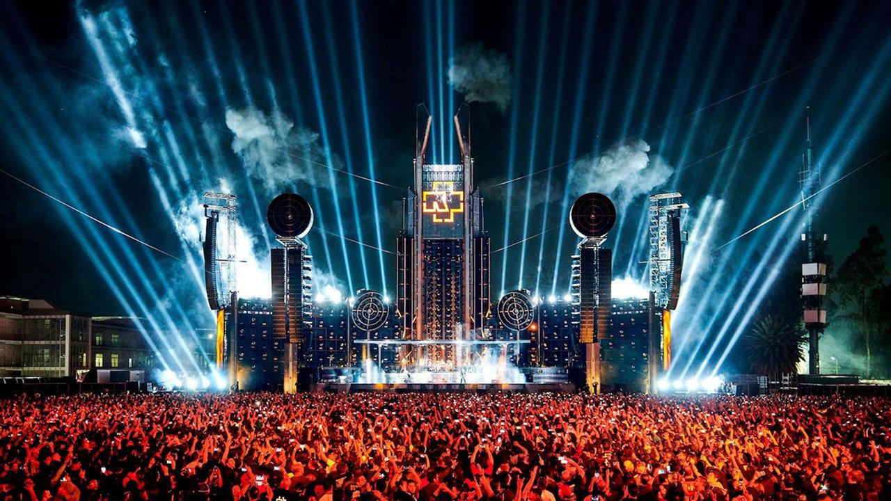 Rammstein - Live in Mexico City backdrop