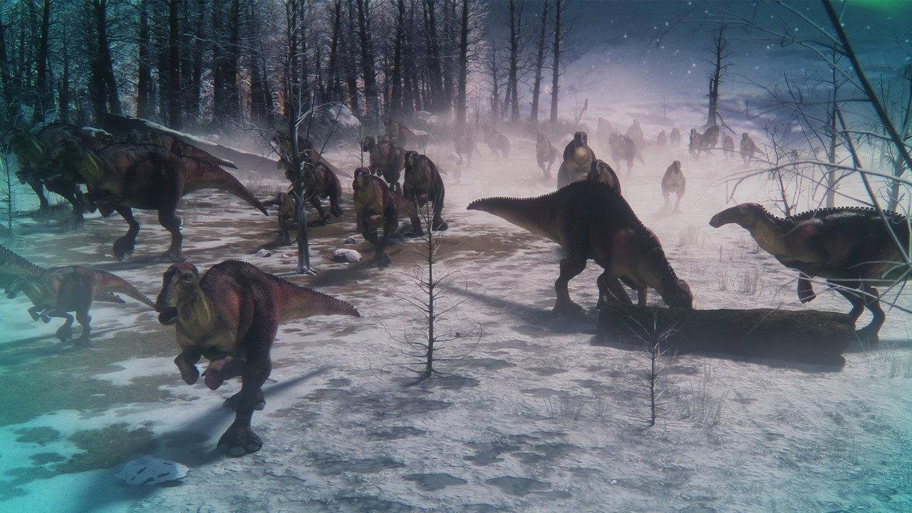 Alaskan Dinosaurs backdrop