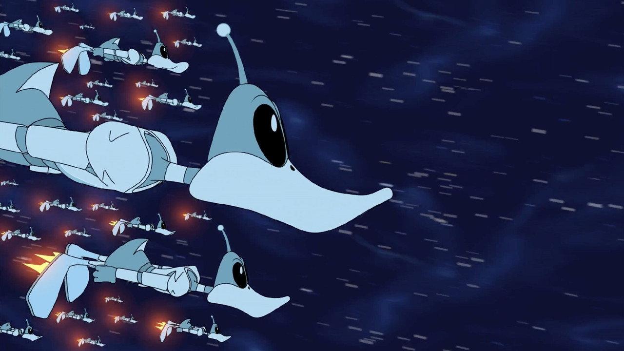 Duck Dodgers in Attack of the Drones backdrop