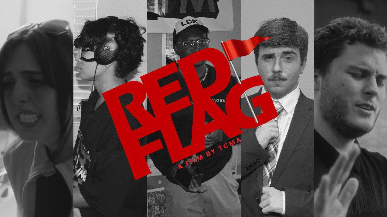 RED FLAG backdrop