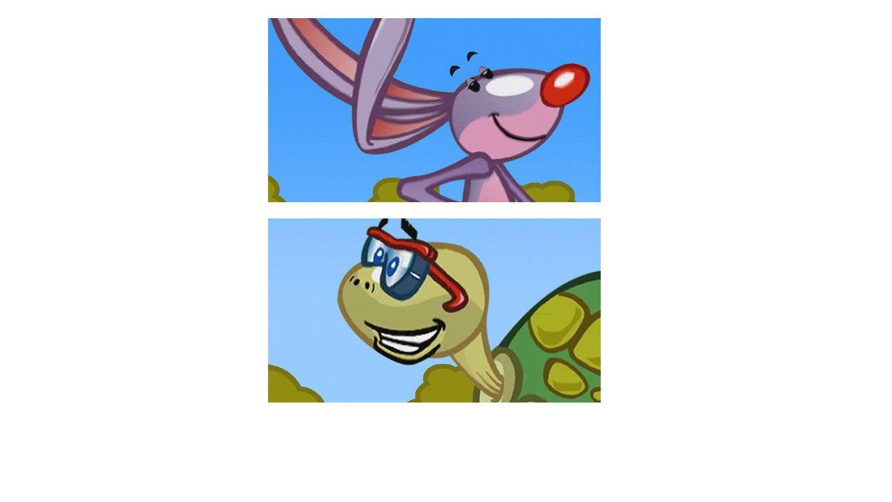 The Hare and the Turtle backdrop
