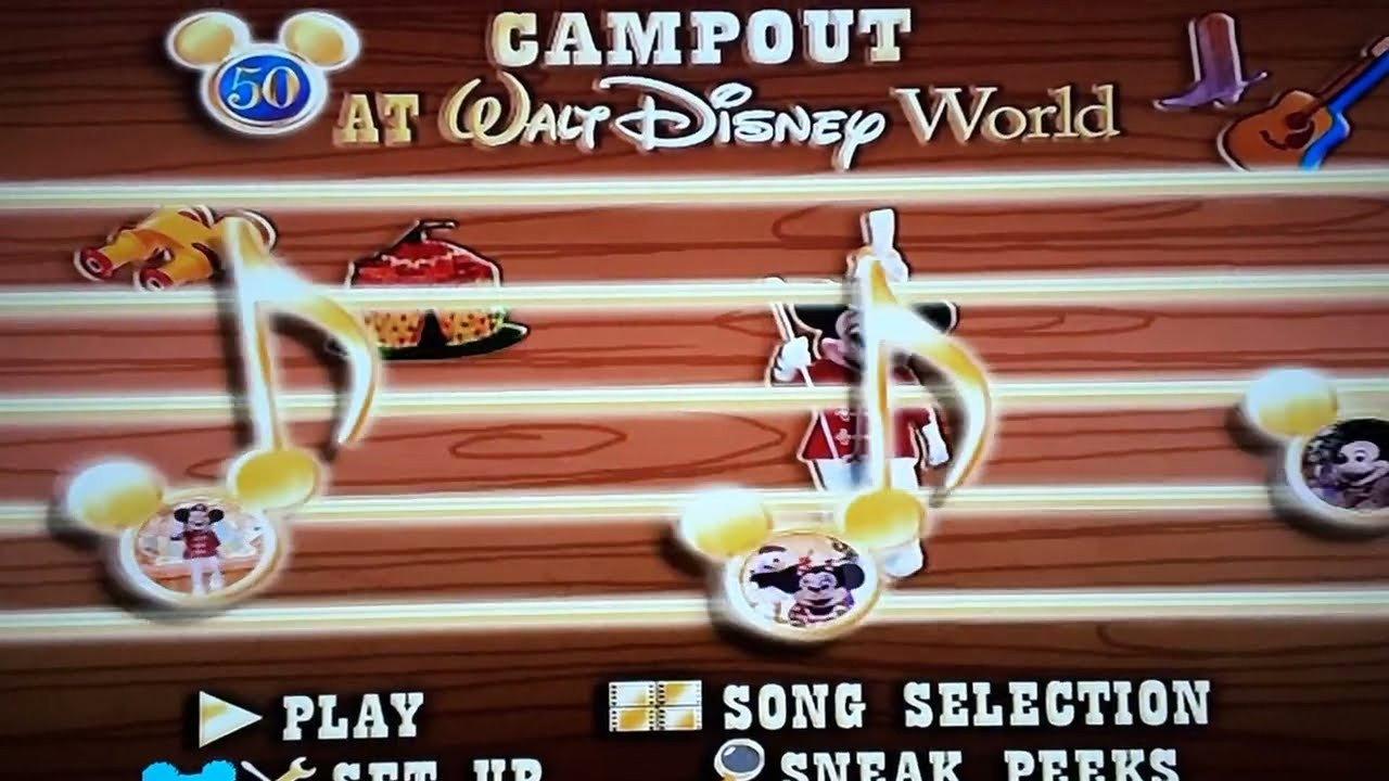 Sing-Along Songs: Campout at Walt Disney World backdrop