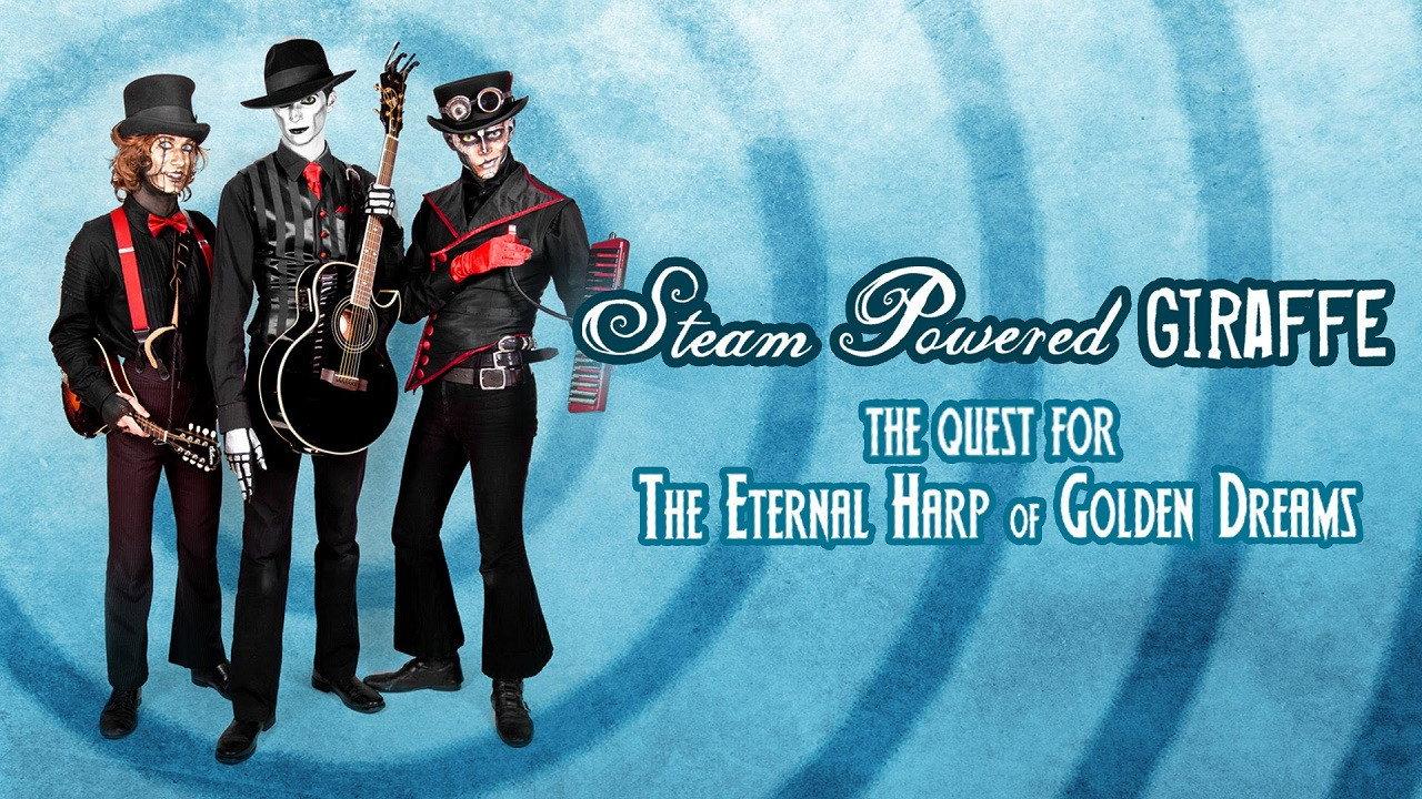 Steam Powered Giraffe: The Quest for the Eternal Harp of Golden Dreams backdrop