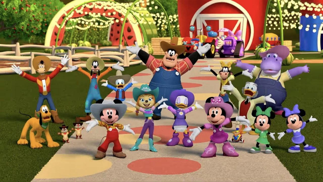 Mickey's Country Farm backdrop