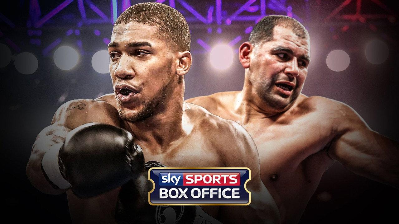 Anthony Joshua vs. Eric Molina backdrop