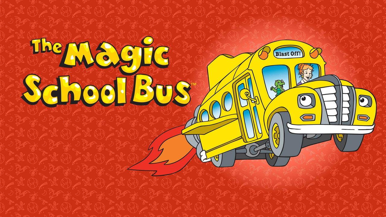 The Magic School Bus backdrop
