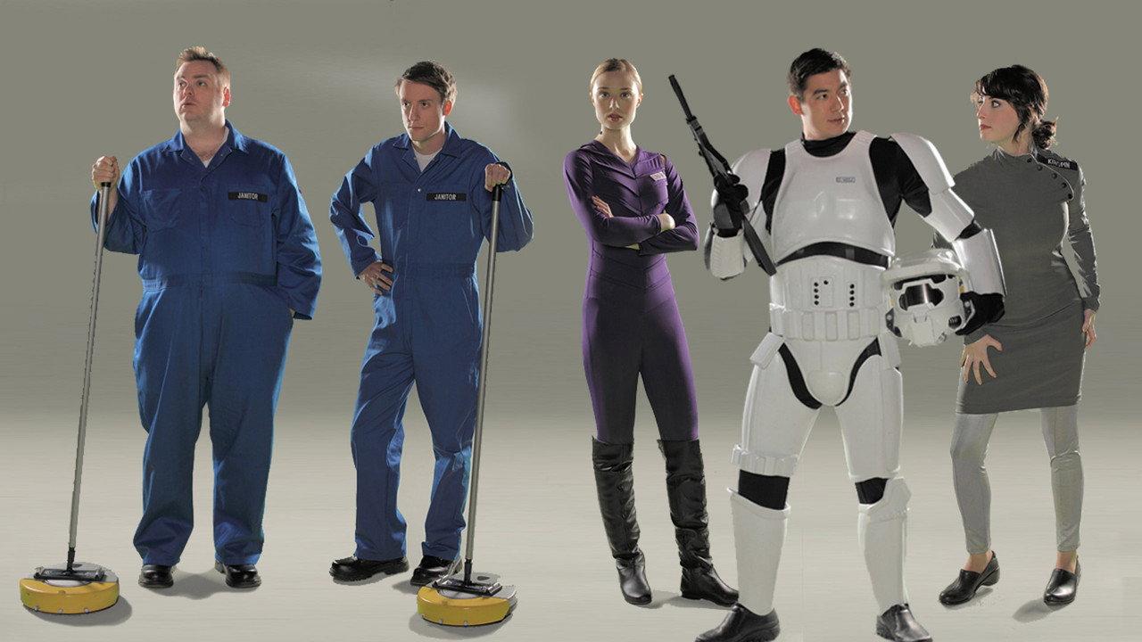 Space Janitors backdrop