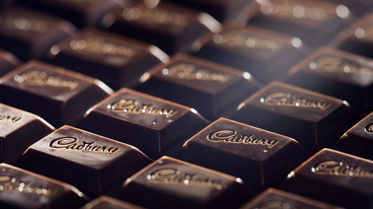 Cadbury at Christmas backdrop