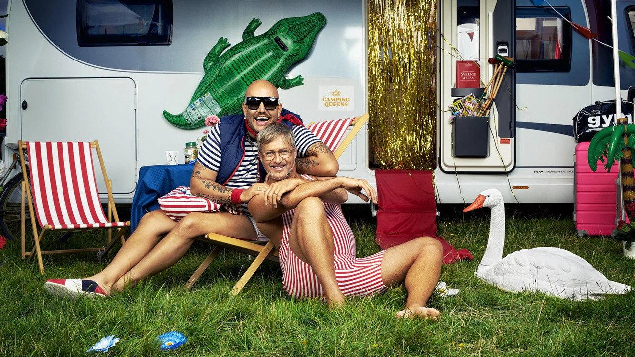 Camping Queens backdrop