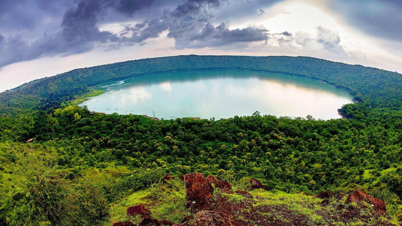 India from Above backdrop