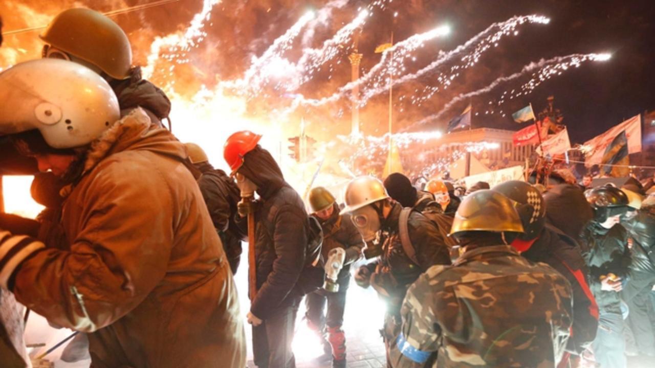 Euromaidan. Rough Cut backdrop