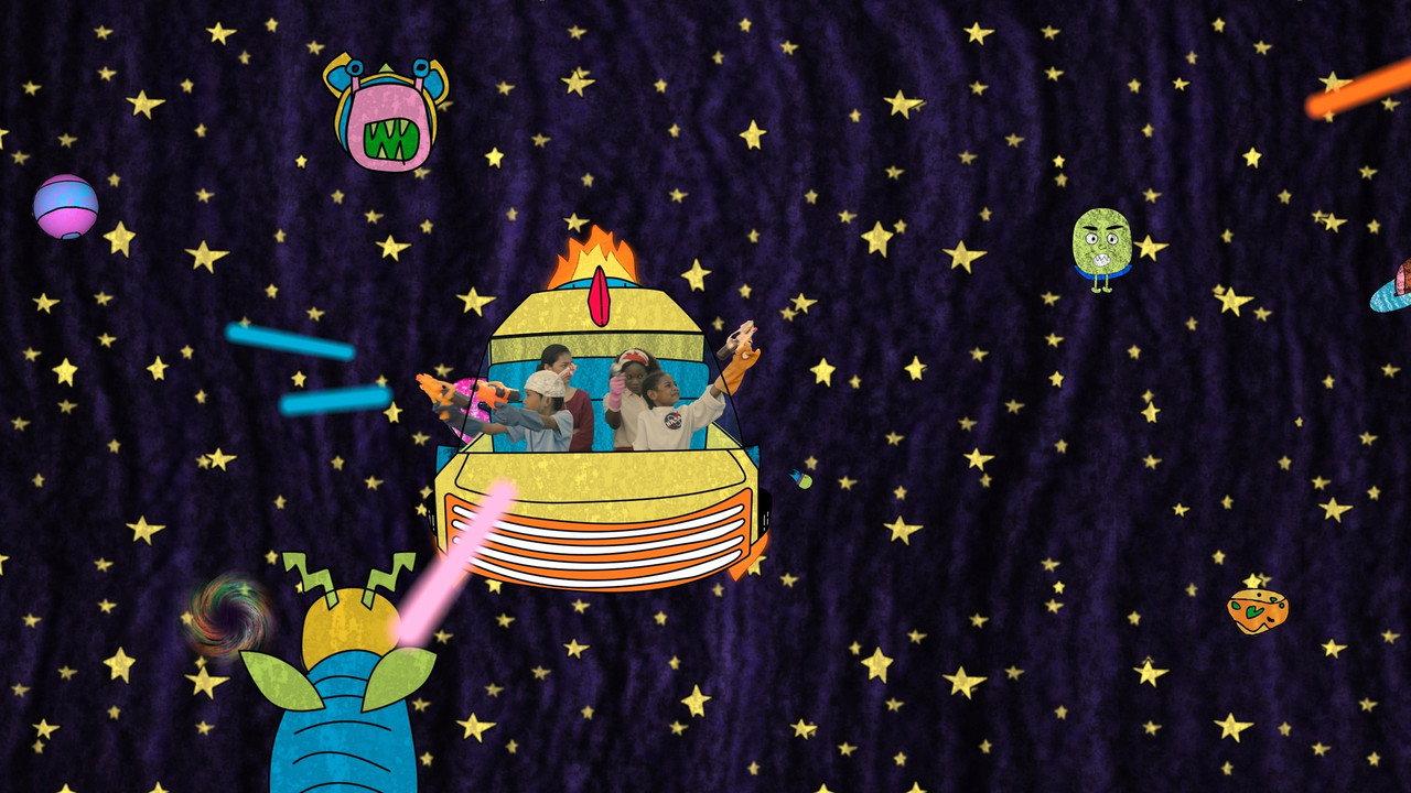 Somewhere in Space backdrop