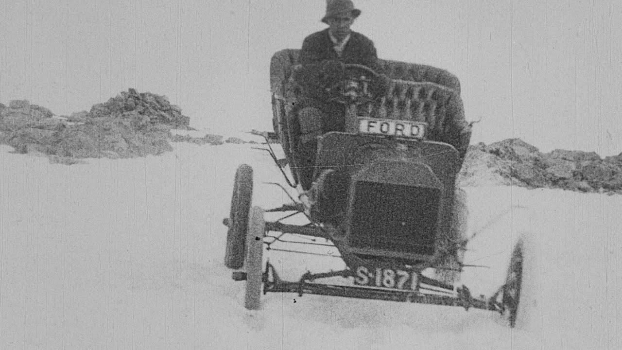 Motoring Over Ben Nevis backdrop