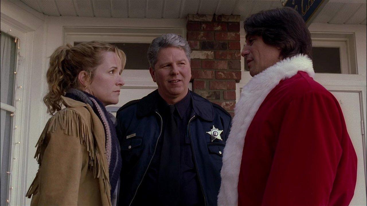 Stealing Christmas backdrop