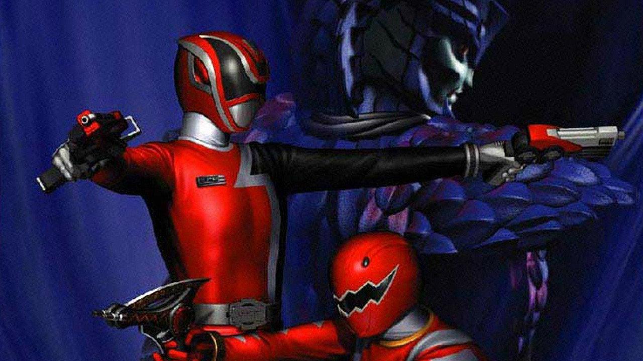 Tokusou Sentai Dekaranger VS Abaranger backdrop