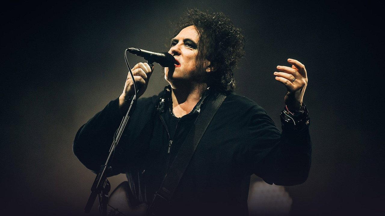 The Cure at the BBC backdrop