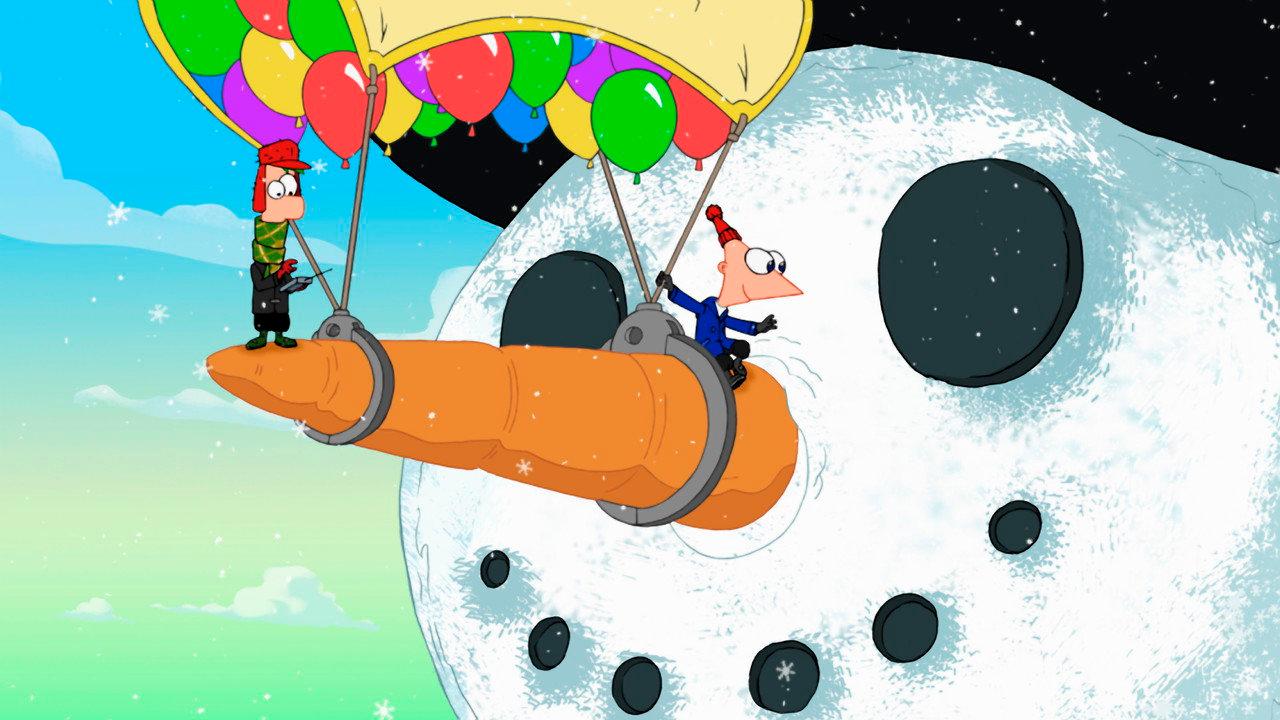 Phineas and Ferb Christmas Vacation! backdrop