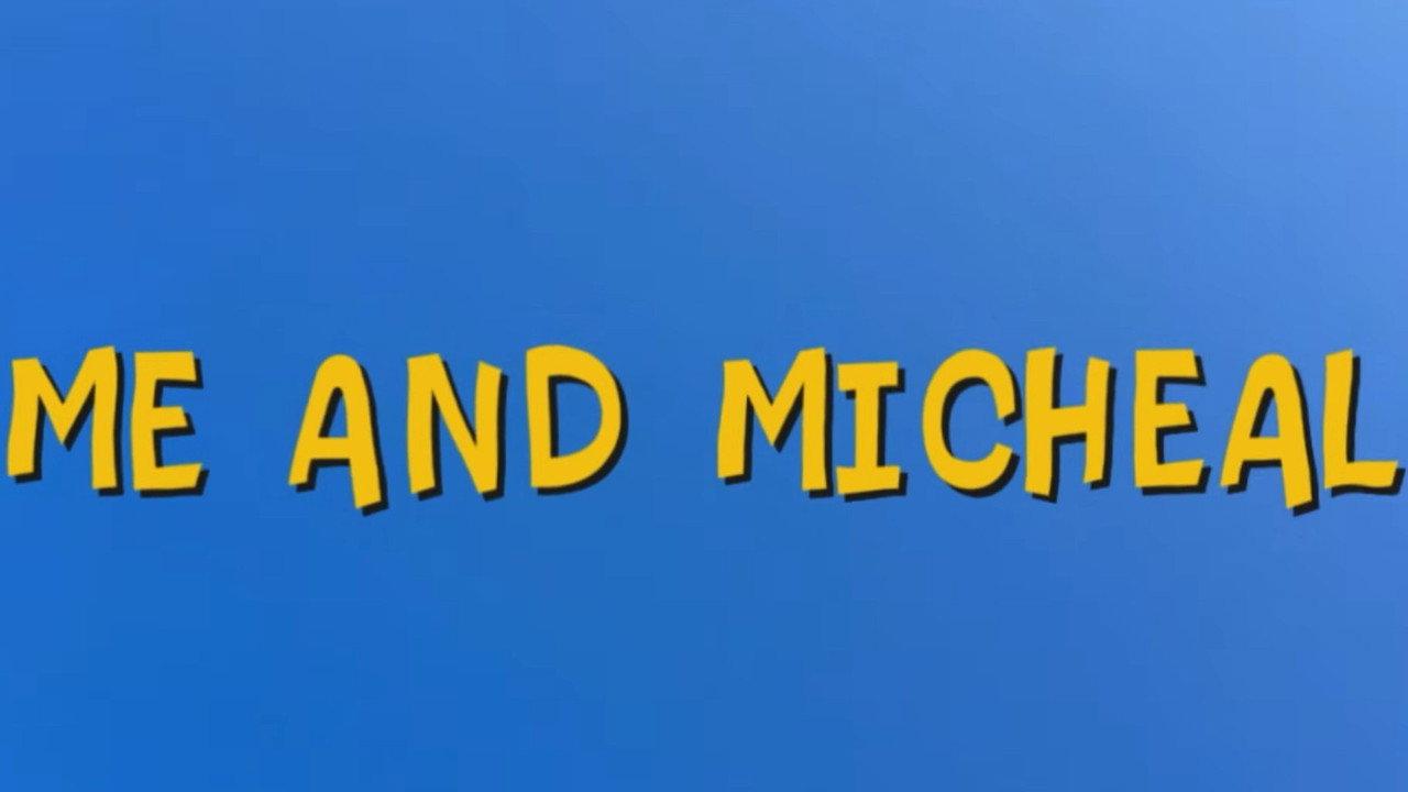 Me and Michael backdrop