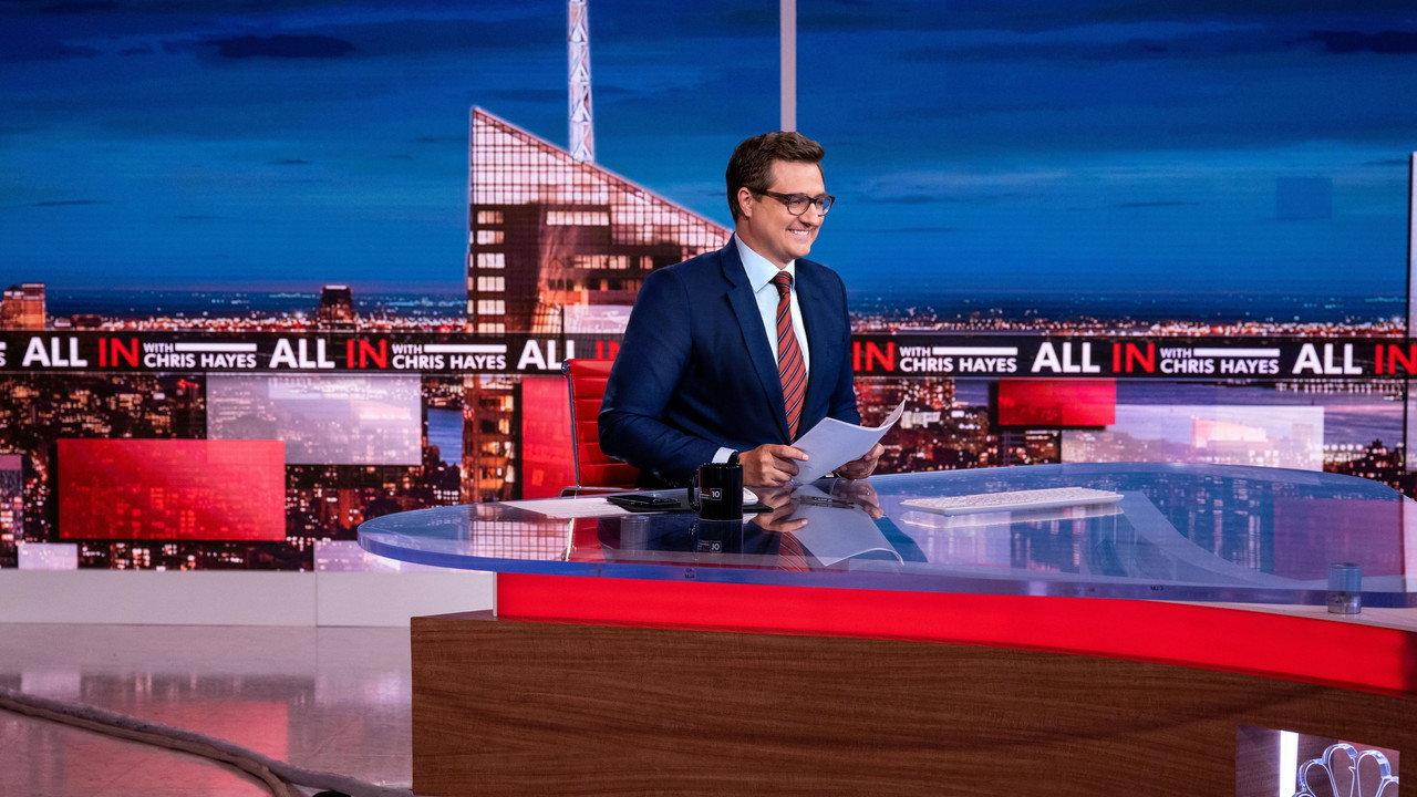 All In with Chris Hayes backdrop