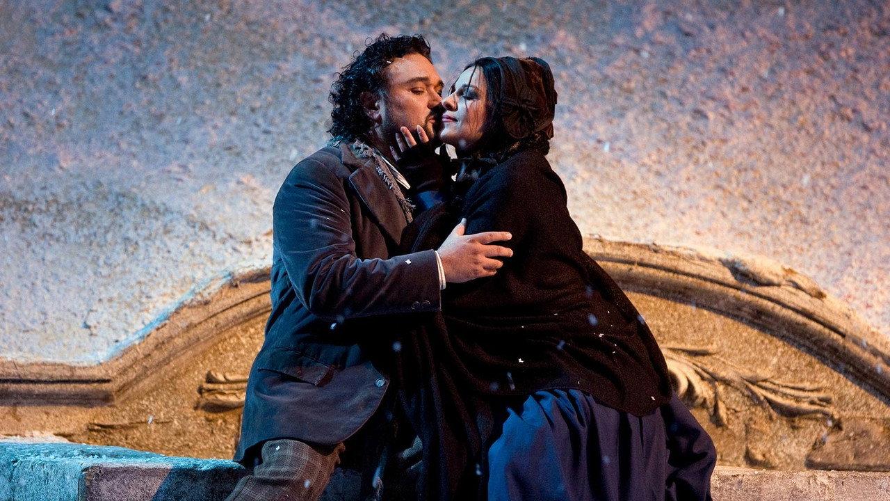 Puccini: La Bohème backdrop