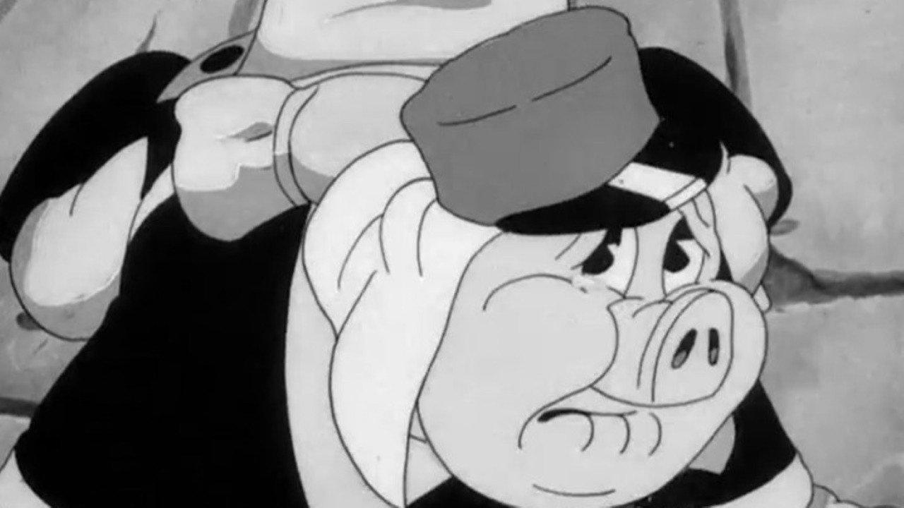 Little Beau Porky backdrop