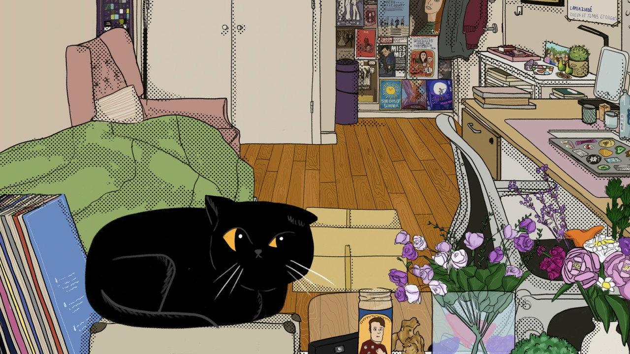 Cat 'n The Box backdrop
