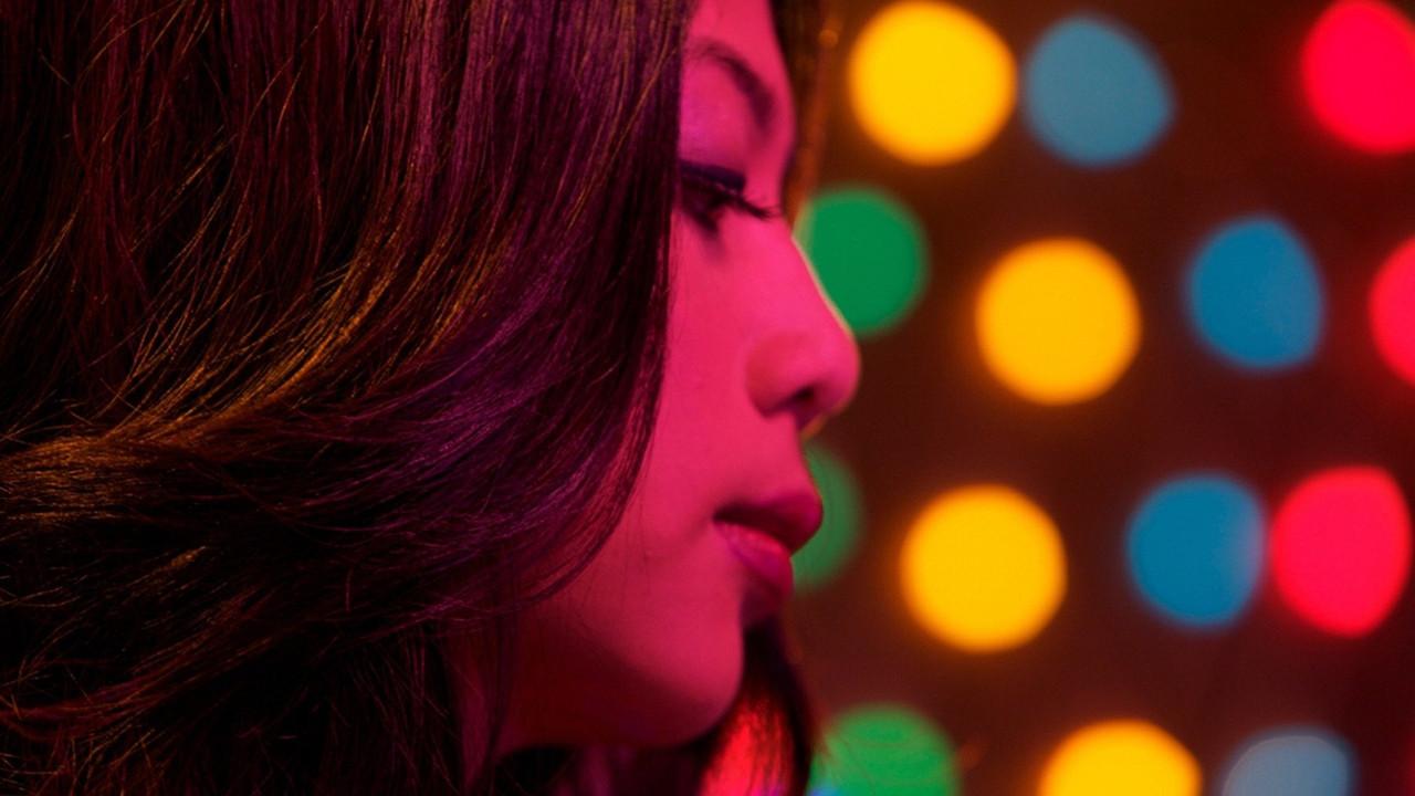 Karaoke Girl backdrop