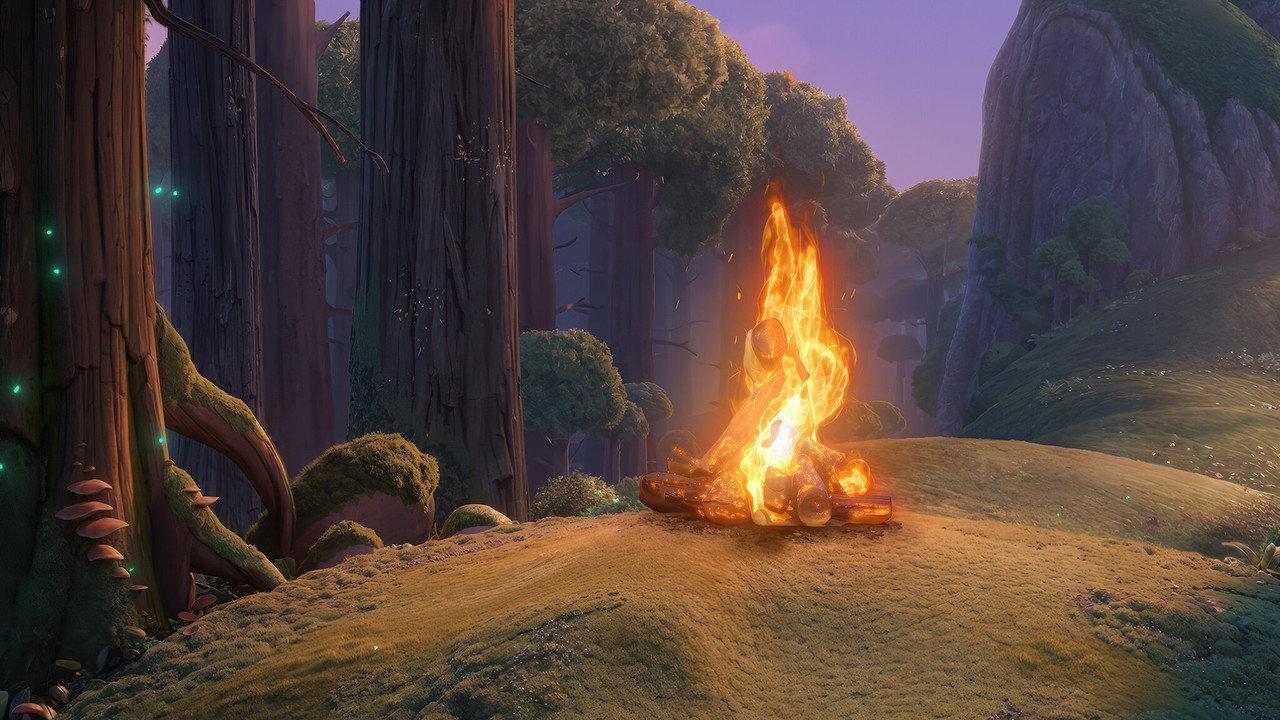 Spellbound: Fireplace backdrop