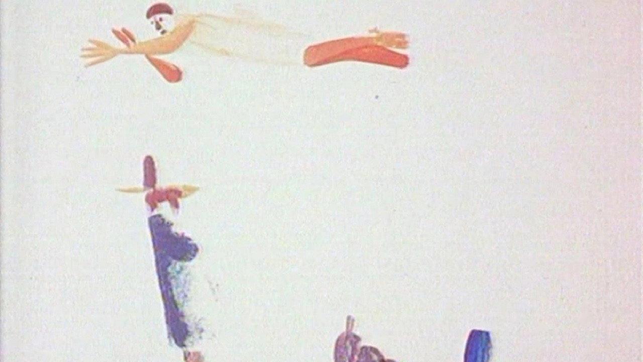 The Flying Man backdrop
