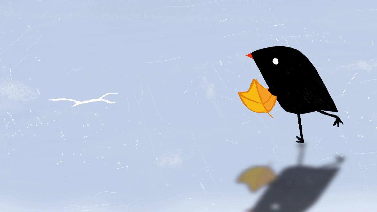 The Little Bird and the Leaf backdrop
