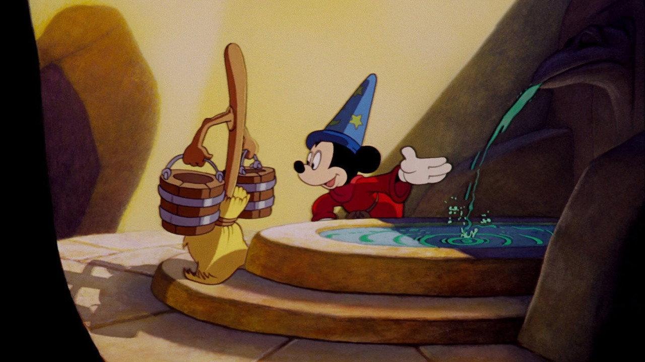 The Sorcerer’s Apprentice backdrop
