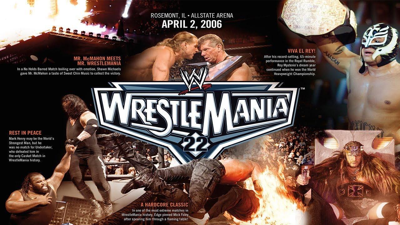 WWE WrestleMania 22 backdrop