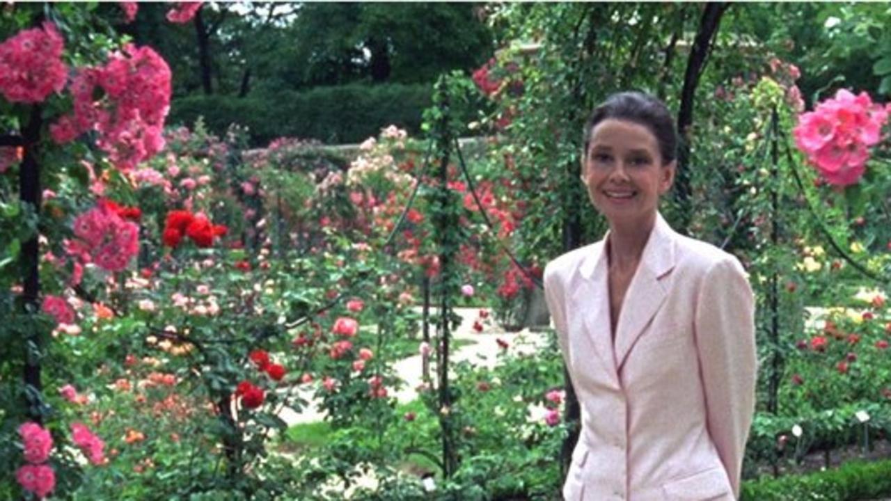 Gardens of the World with Audrey Hepburn backdrop