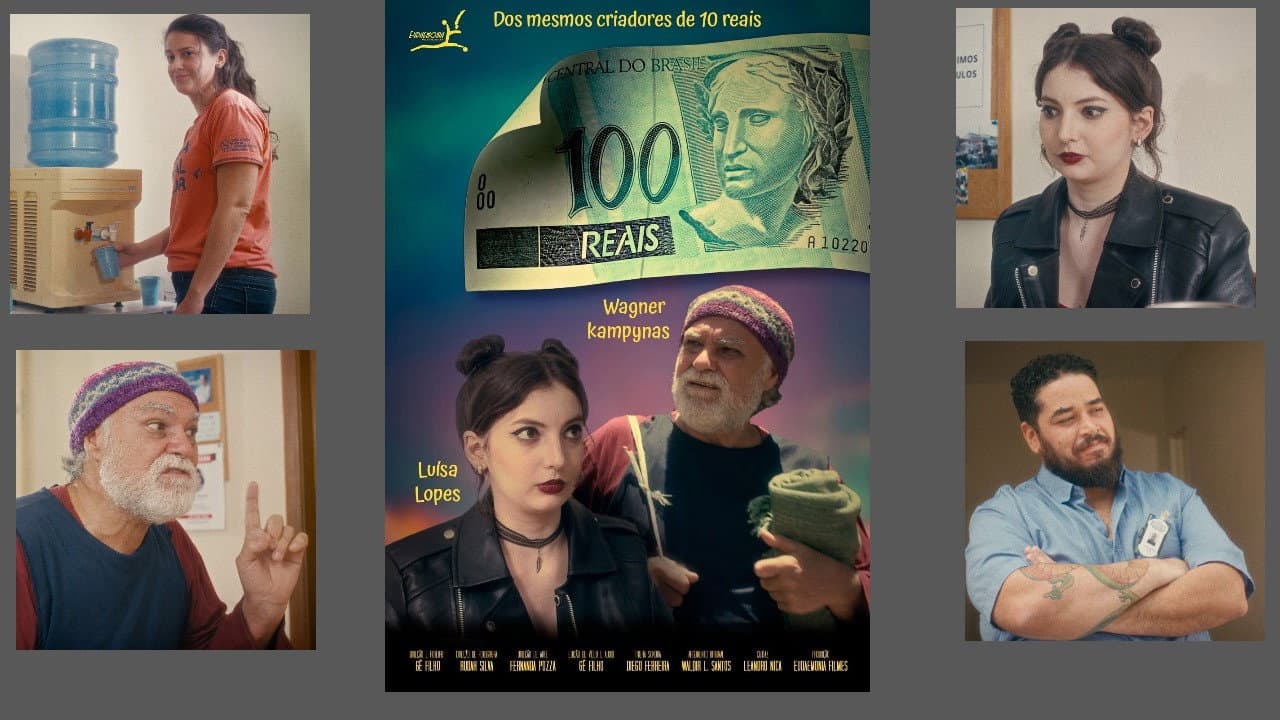 100 Reais backdrop