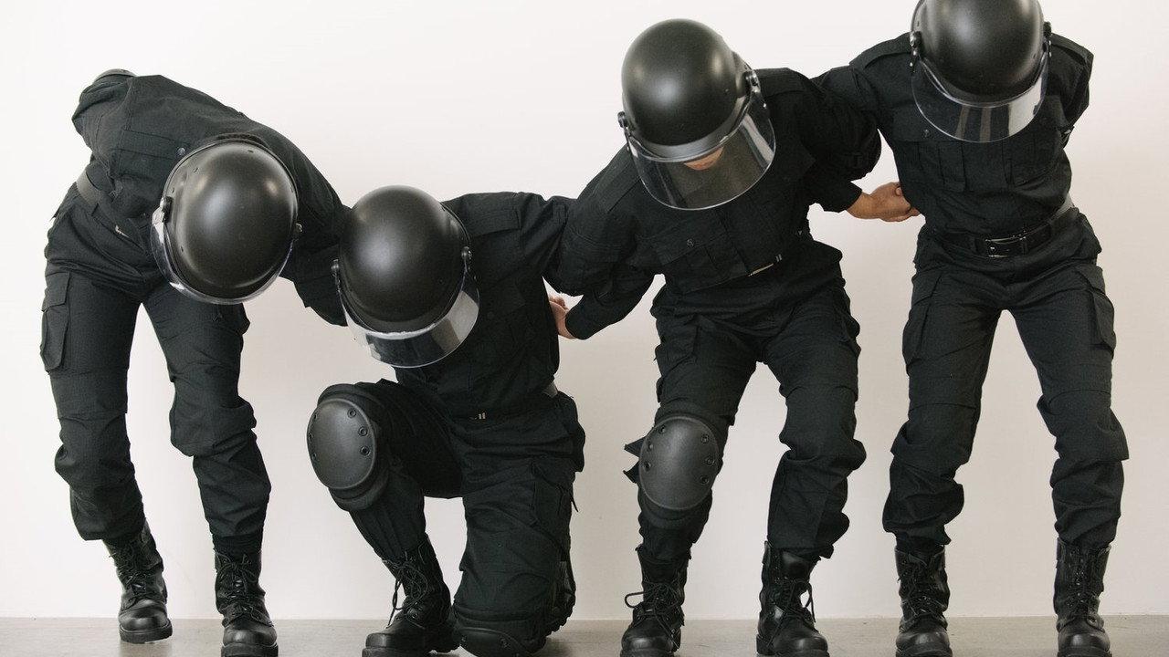 Rehearsal of the Futures: Police Training Exercises backdrop