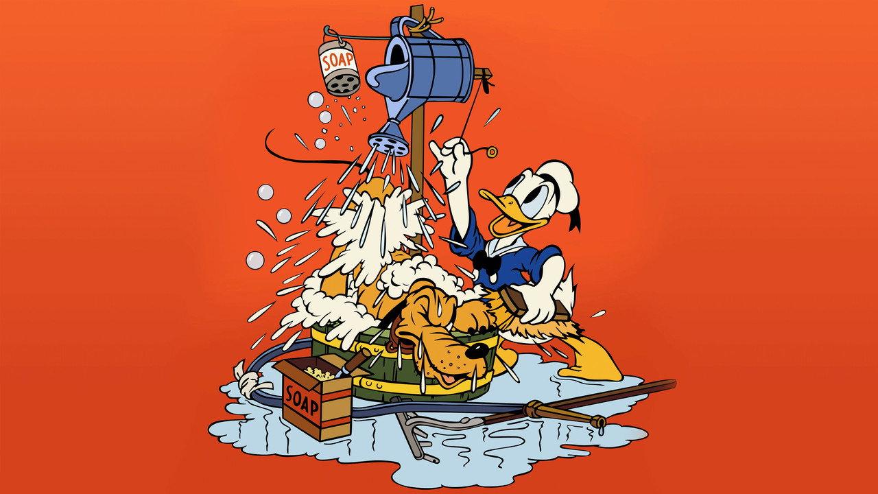Donald's Dog Laundry backdrop
