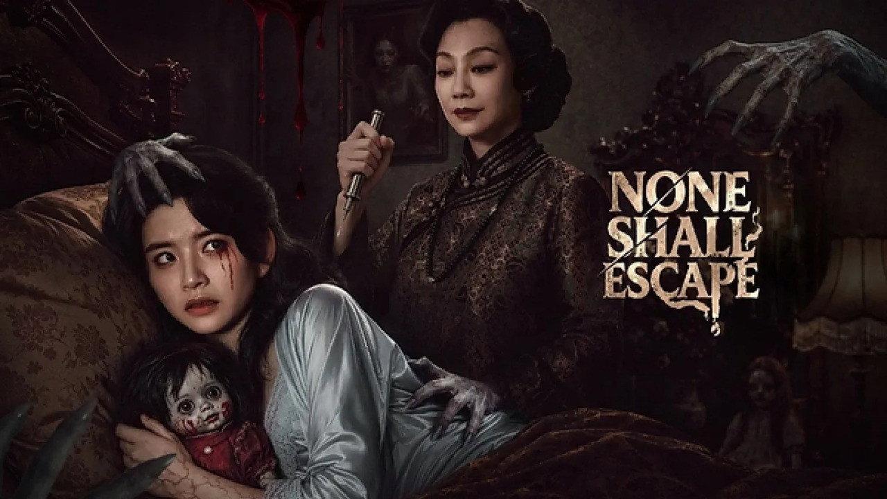 None Shall Escape backdrop