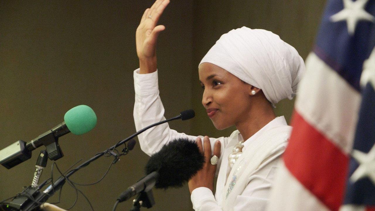 Time for Ilhan backdrop