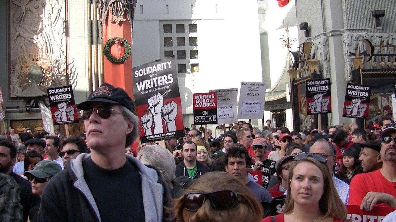 Pencils Down! The 100 Days of the Writers Guild Strike backdrop