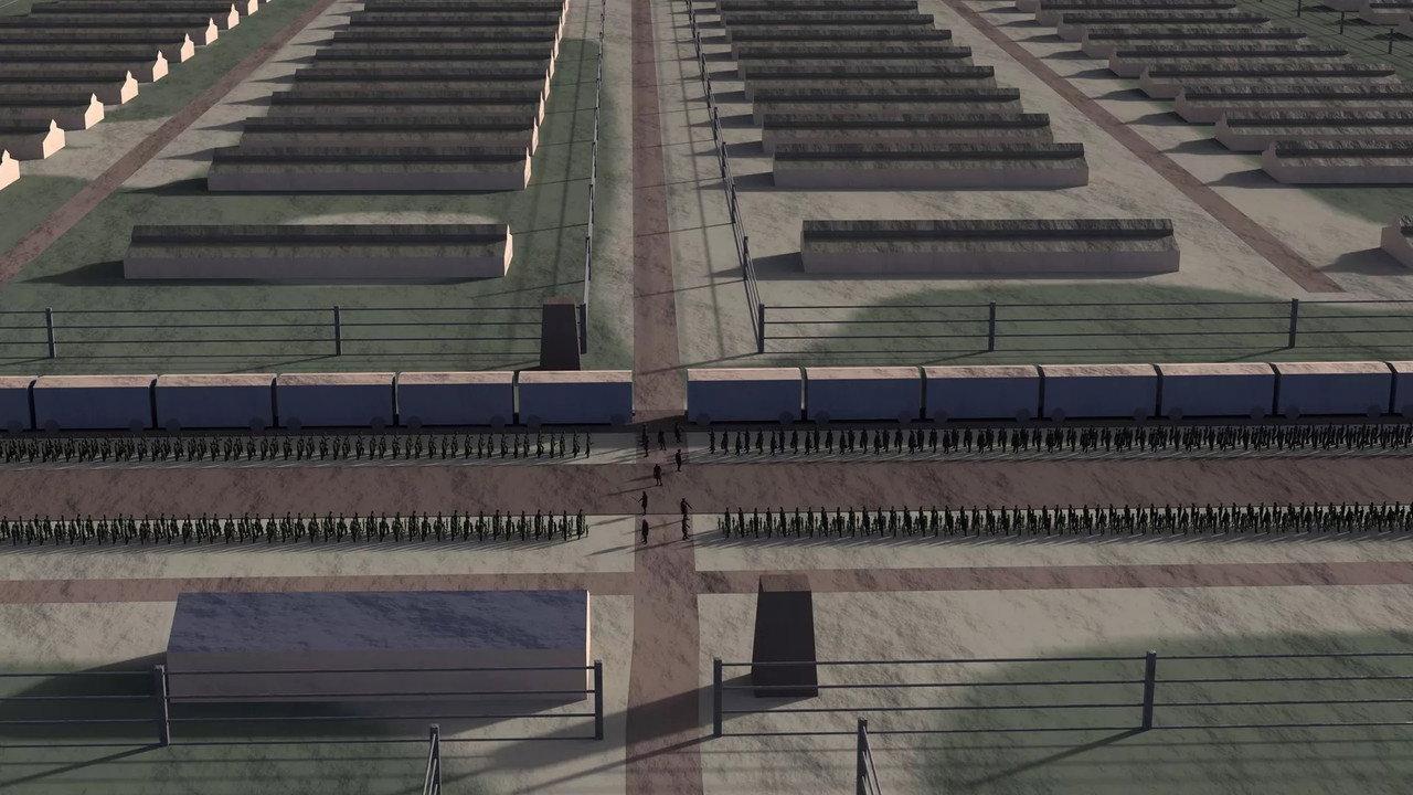 Auschwitz: The Hidden Traces backdrop