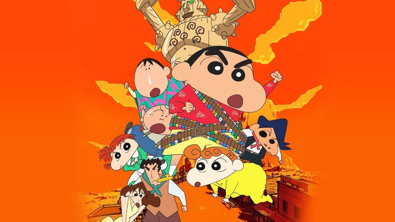 Crayon Shin-chan: Fierceness That Invites Storm! The Kasukabe Boys of the Evening Sun backdrop