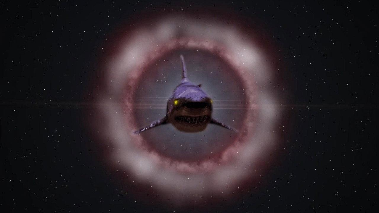 Shark Exorcist backdrop