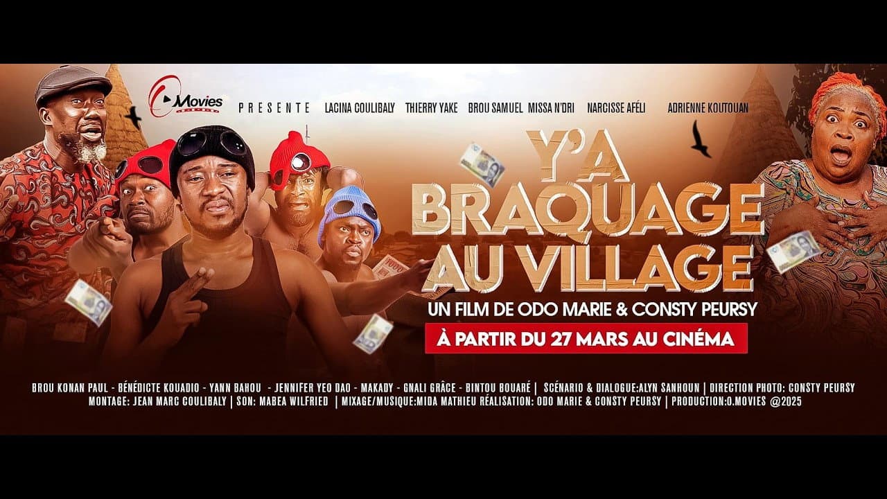 Y'a Braquage Au Village backdrop