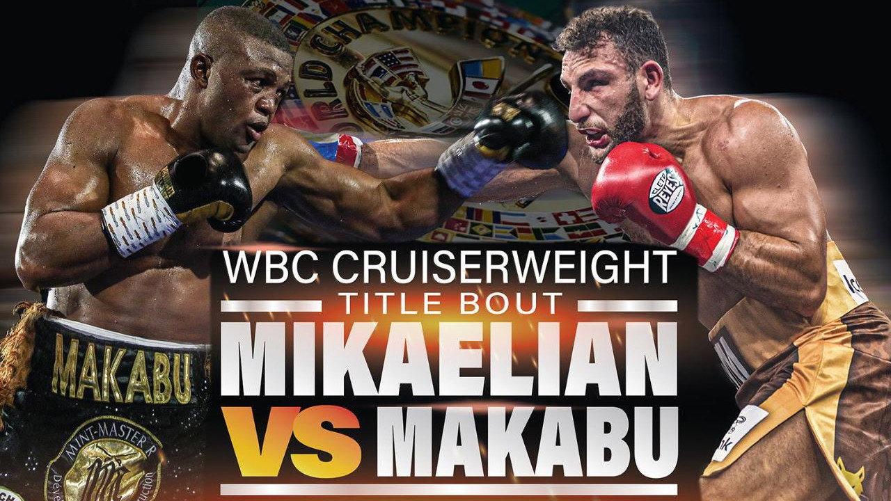 Noel Mikaelian vs. Ilunga Makabu backdrop