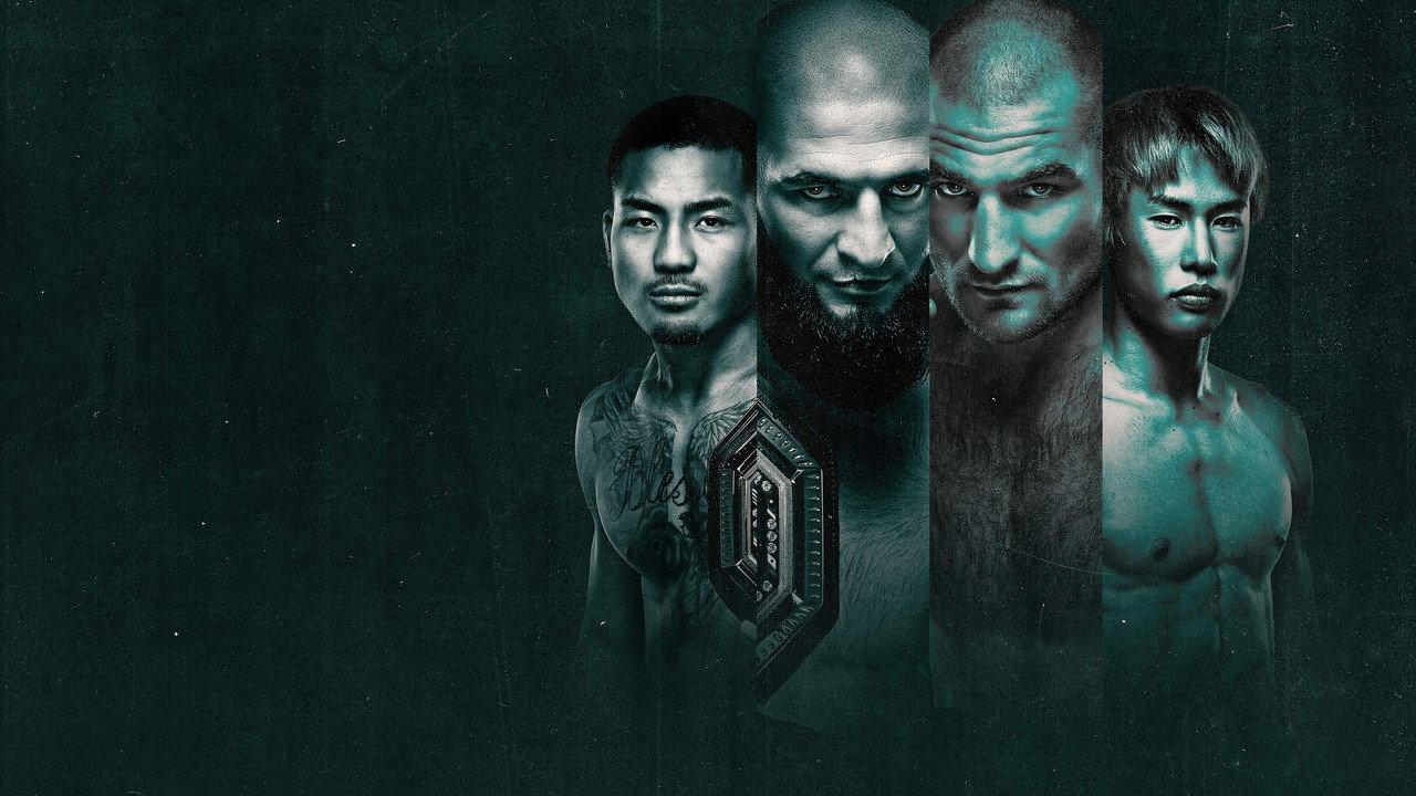 UFC 328: Chimaev vs Strickland backdrop
