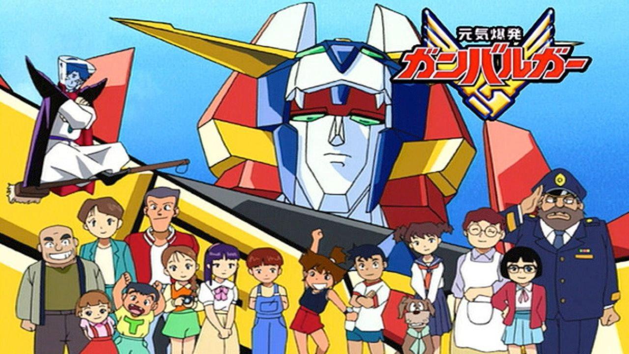 Energetic Explosion Ganbaruger backdrop