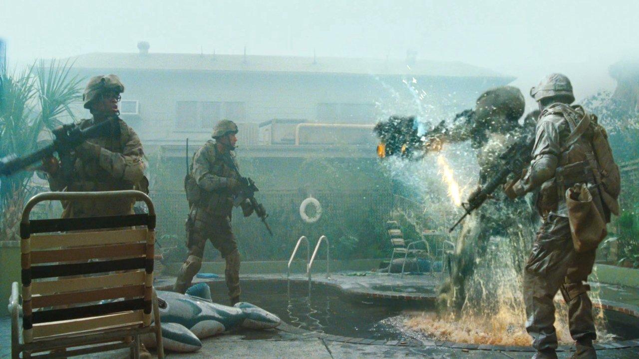 Battle of Los Angeles backdrop