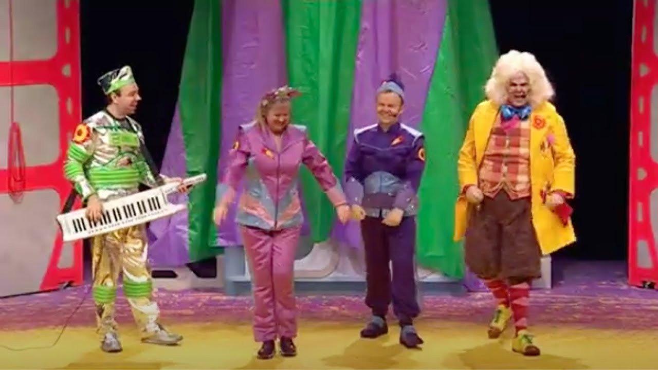 The Singing Kettle: Blast Off backdrop