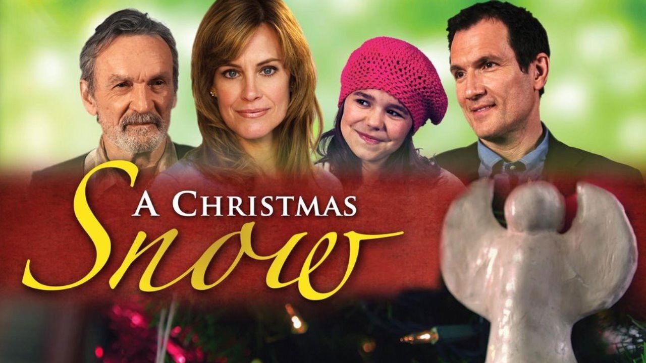 A Christmas Snow backdrop